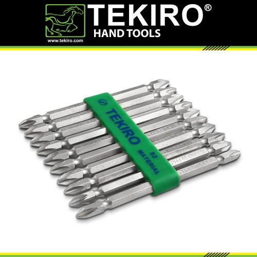 Tekiro Mata Obeng Angin Set PH2X110mm (+/+) (1 Papan @10 batang)