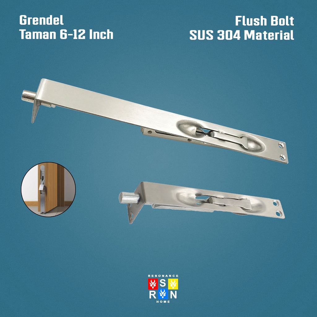 Grendel / Slot Tanam / Flush Bolt 6&quot; + 12&quot; Resonance Home