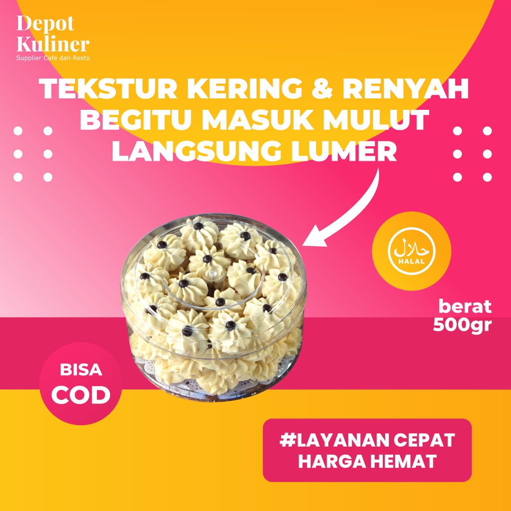 Kue Kering Lebaran Bangkit Susu 500 gr