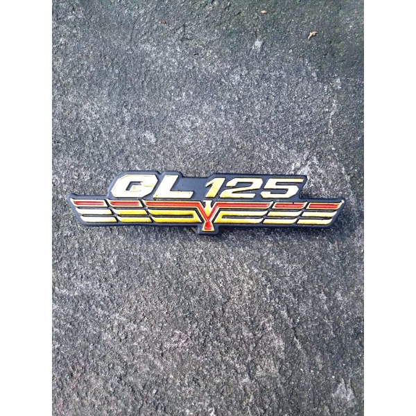 LOGO HONDA GL125 EMBLEM HONDA GL125 REPLIKA