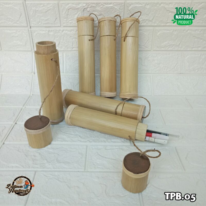 

Tempat Pensil/Pulpen dari Bambu Natural type TPB.05