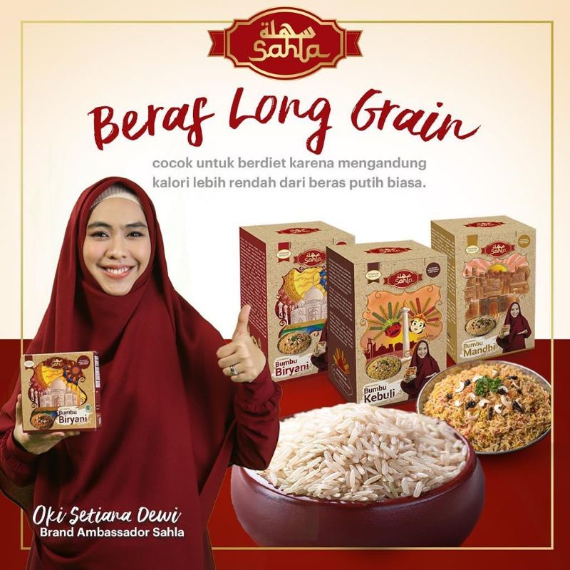 

Bumbu Nasi Rempah Biryani dan Mandhi Sahla Kemasan 500 gram