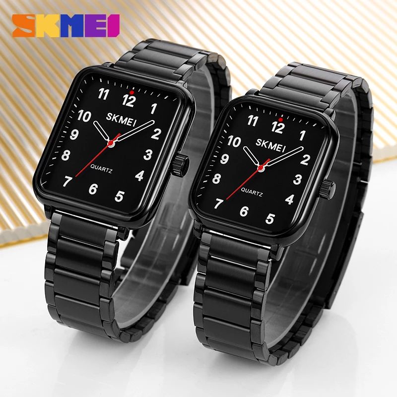 SKMEI 1955 Jam Tangan Wanita Analog Business Watch Tali Stenlis WATCHKITE WKOS