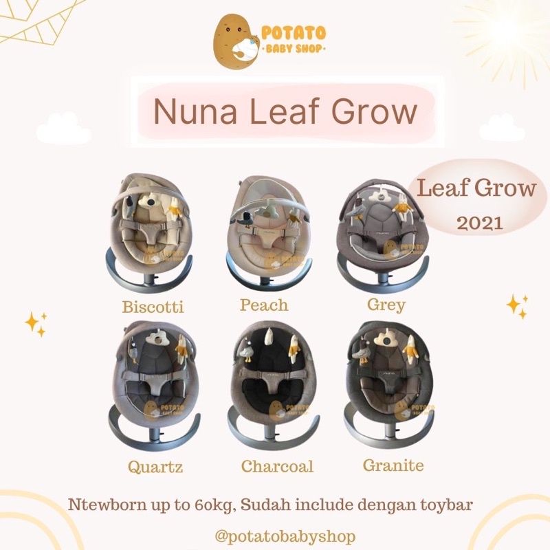 Nuna Leaf Grow 2021 With Matching Toy Bar