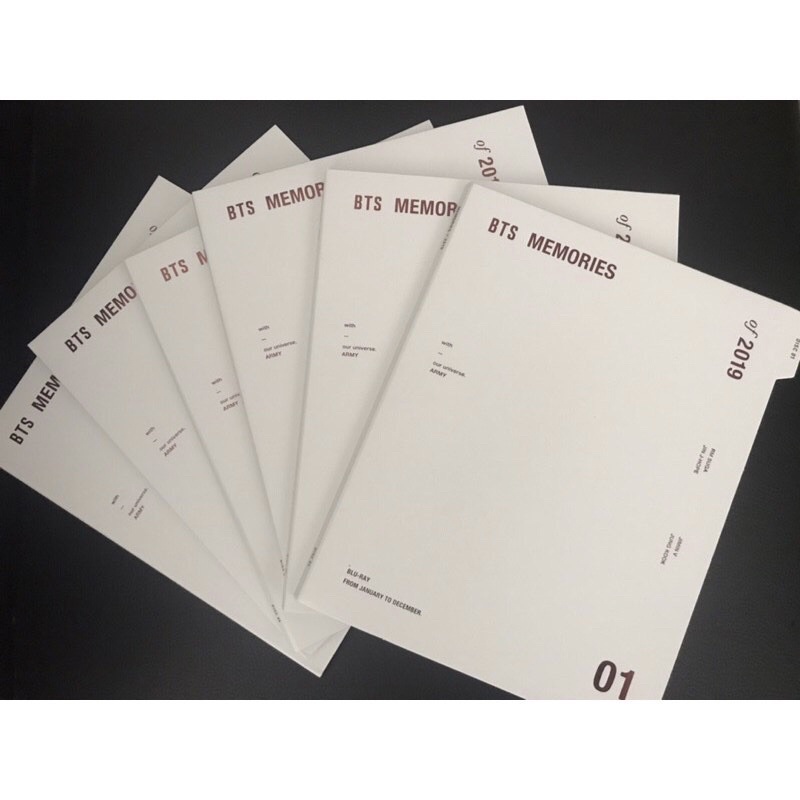 [SHARING] BTS MEMORIES 2019 BLURAY (6DISCS+DIGIPACK)