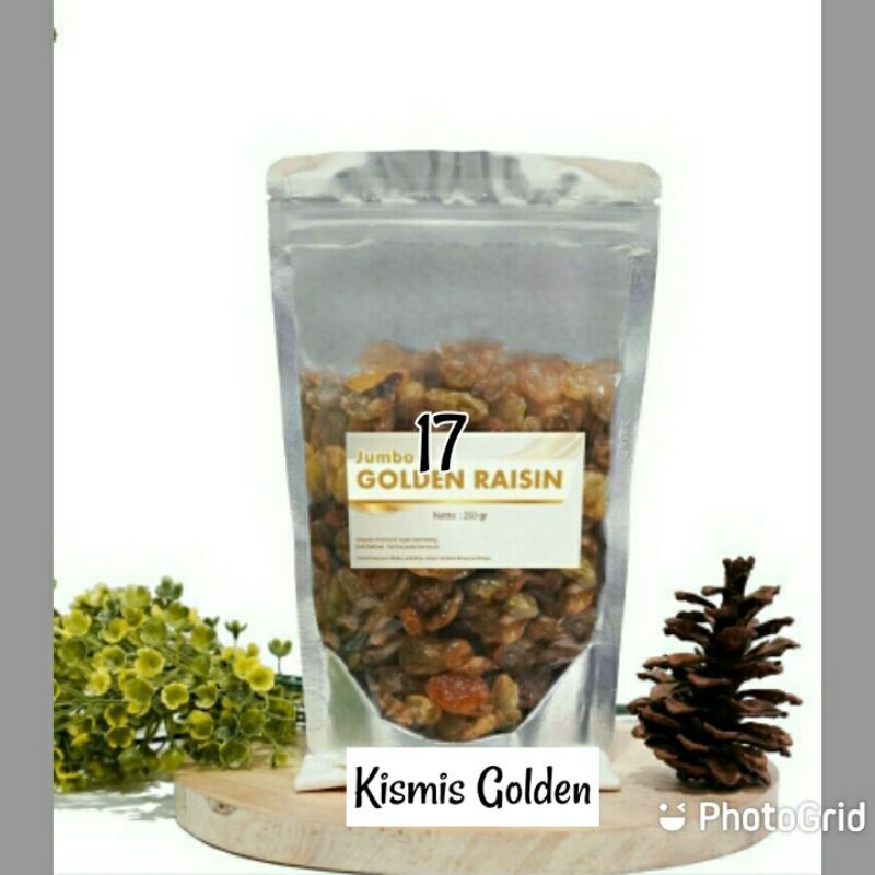 

Jumbo Golden Raisin / Kismis Golden 250gr