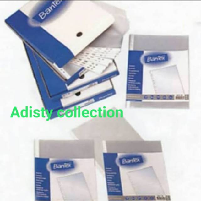 

PP Pocket Bantex 2040 0.06mm A4 isi 100 Lembar