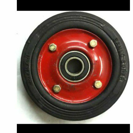 roda lori 7" roda lori karet mati 7" roda ban mati 7" roda karet ban mati