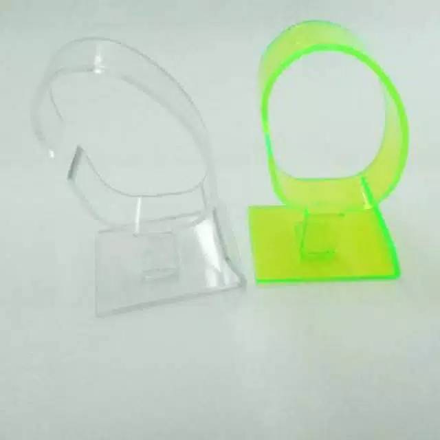 Display pajangan standing watch rak tempat dudukan mika Akrilik Acrylic cangkang jam tangan