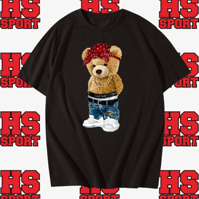 KAOS BEAR - BAJU BERUANG - TSHIRT BEAR - BAJU BEAR GIRL SAD - SEDIH