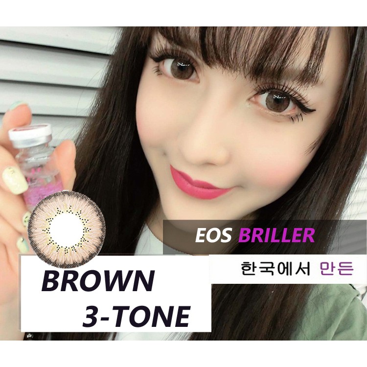 Softlens EOS Briller - Soflens Warna Gray Brown Blue Green