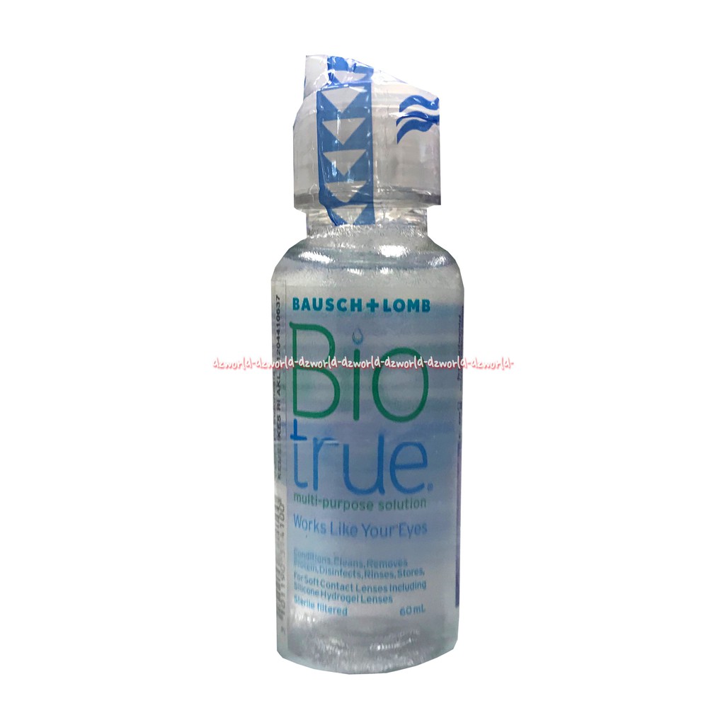 Bio True Bausch Lomb 60ml Pembersih Softlens Perawatan Lensa Kontak