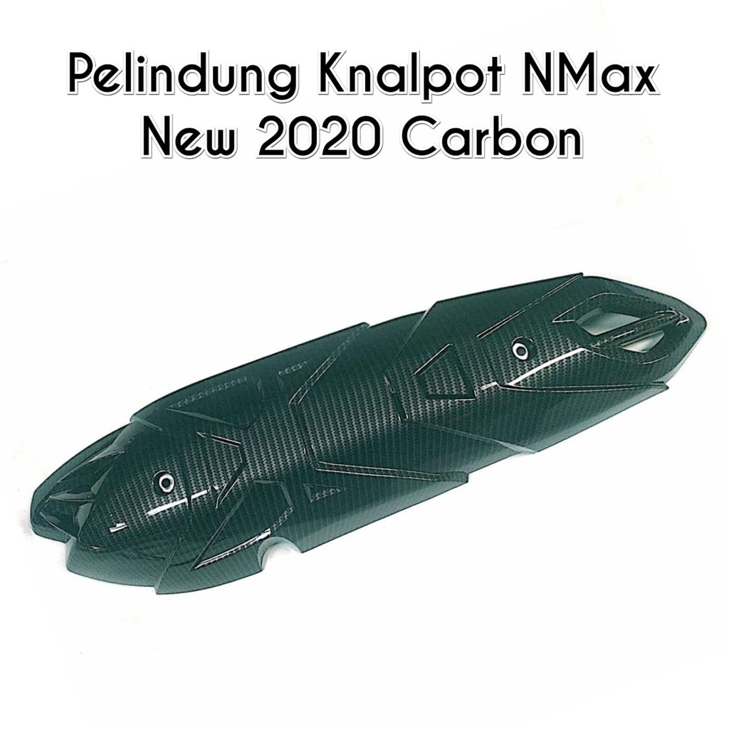 COVER KNALPOT NMAX NEW 2020 CARBON NEMO ORIGINAL / PELINDUNG KNALPOT YAMAHA NMAX NEW 2020 KARBON