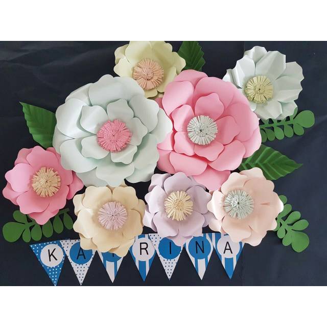 

Paper flower Paket 70k (8pcs)