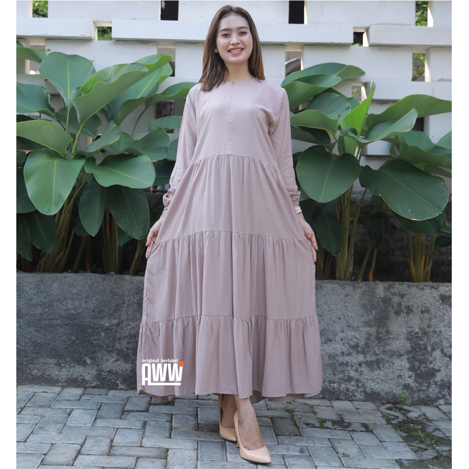 Murah DEYAN - Lily long dress - original AWW Keren