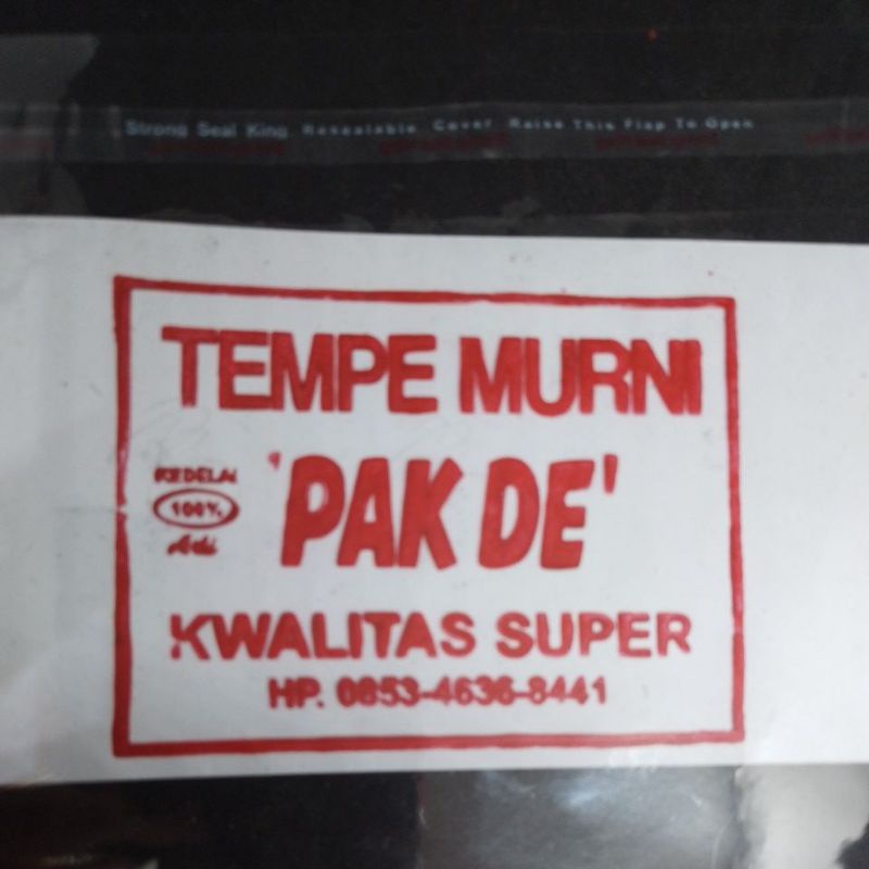 

stempel plastik tempe