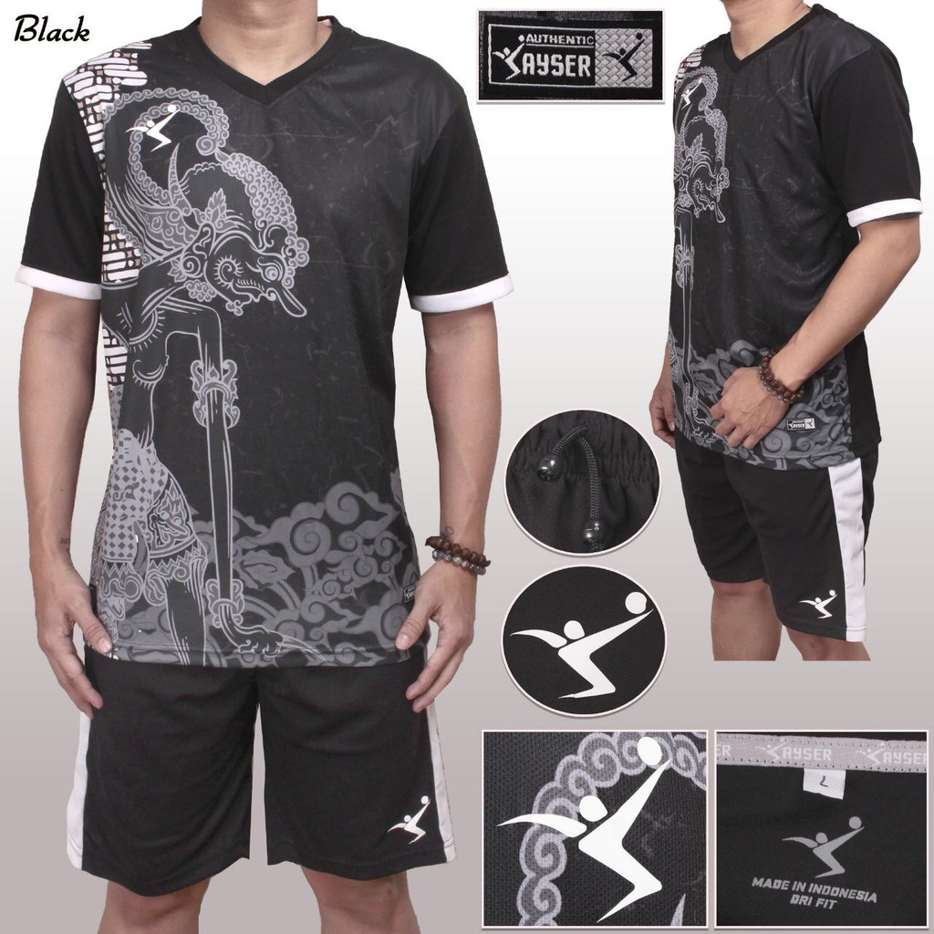 New.. WAYANG baju kaos stelan setelan jersey futsal sepak bola kayser