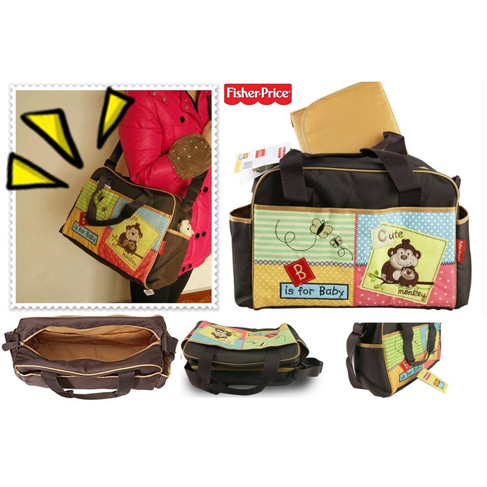 DIAPER BAG FISHER PRICE TAS BAYI