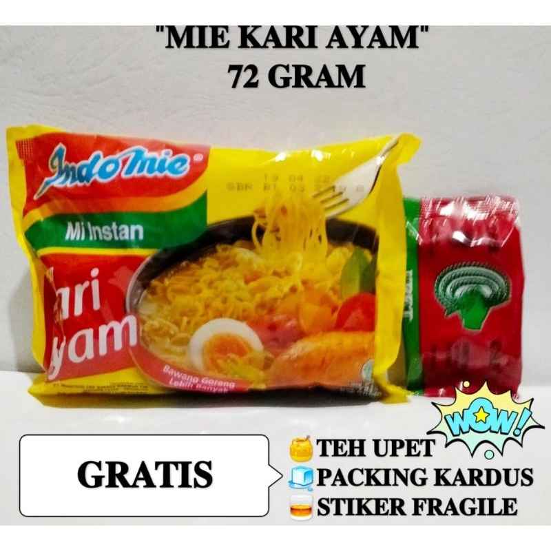 

Indomie Mi Instan Kari Ayam GRATIS teh upet