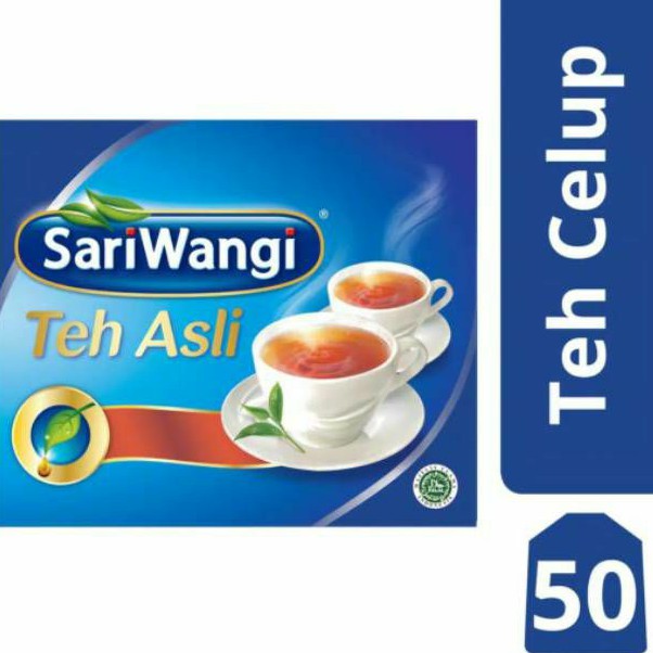 

Sariwangi teh asli teh celup sari wangi ( 50 pcs) 100gr.