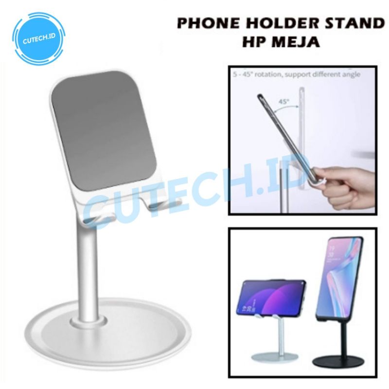 PHONE HOLDER ADJUSTABLE LIFTABLE MULTI ANGLE DESKTOP SUPPORT