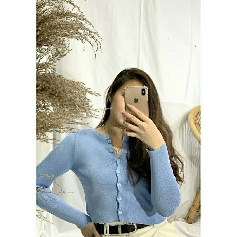 New!! Kardigan Bailey -Crop Top Angel Shirt/BAILEY CARDI RAJUT /ANGEL BOTON SKIRT /KARDIGAN CROP TOP0BAILEY CARDI RAJUT / ANGEL BOTON SKIRT / KARDIGAN CROP TOP
