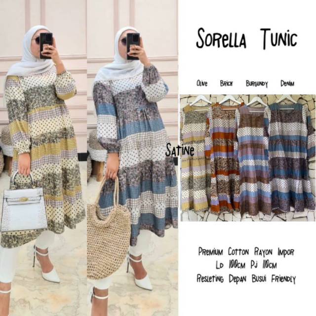 Sorella tunik / tunik motif etnik