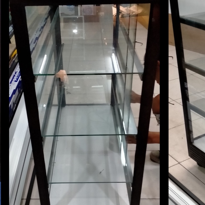 Display Etalase 1 Meter / Etalase Coklat/ Etalase 1M