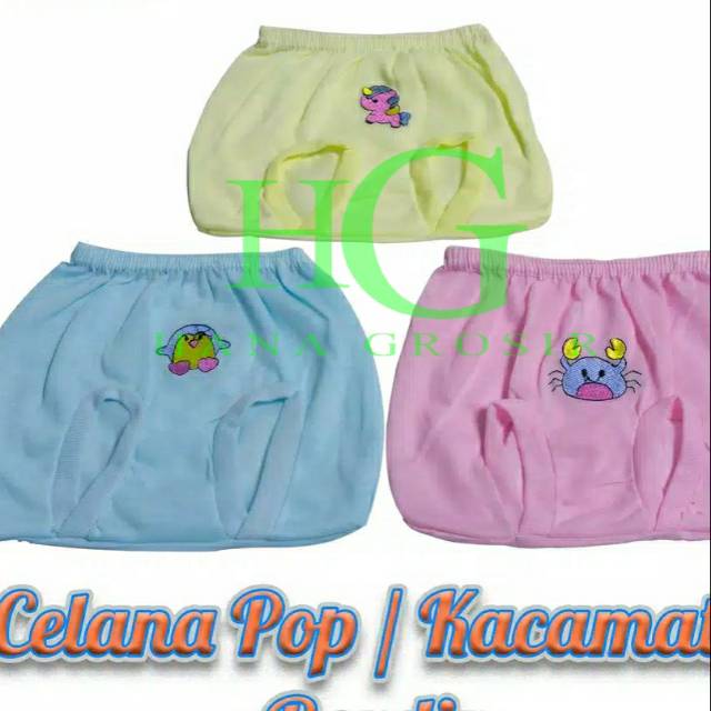 CELANA BAYI/CELANA POP BAYI KACAMATA BORDIR/HALUS