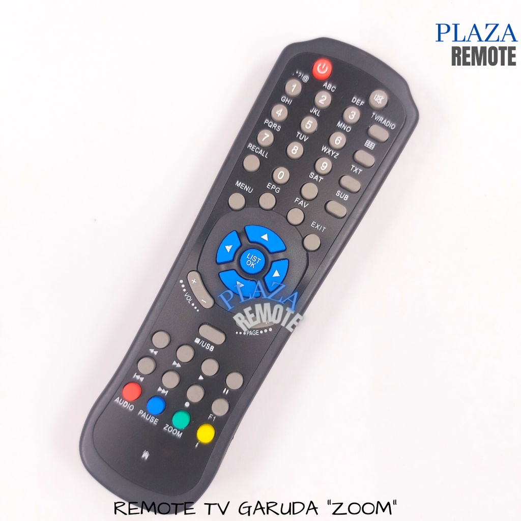 remote receiver parabola matrix garuda tombol zoom