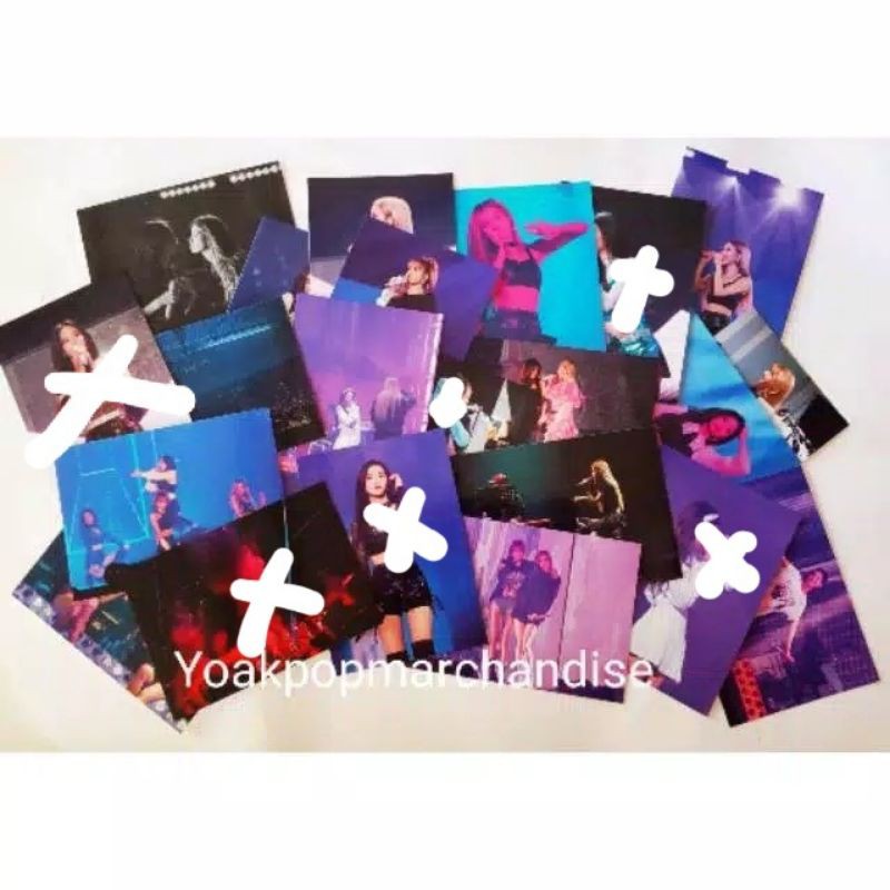 READY STOCK POSTCARD SET (16pcs) BLACKPINK - BLACKPINK 2018 TOUR IN YOUR AREA SEOUL DVD