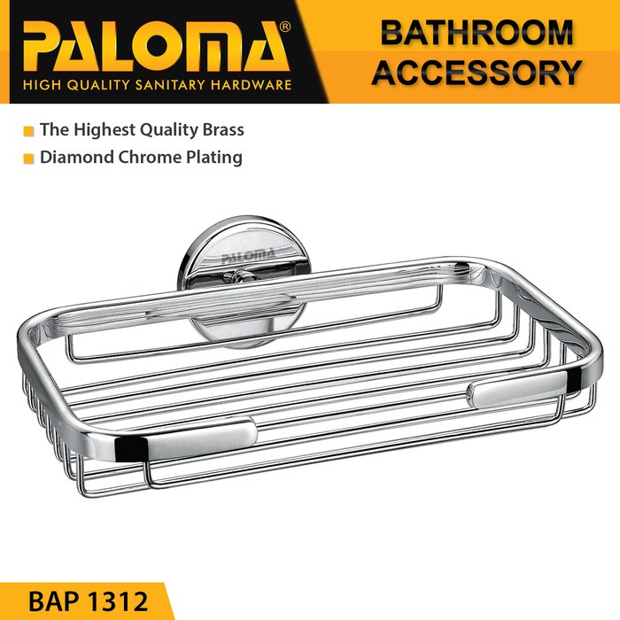 Paloma BAP 1312 Brass Soap Rack Rak Tempat Sabun Shampo