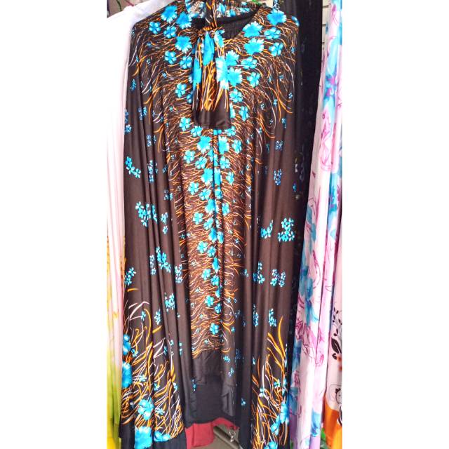 Mukena Bali bunga hitam