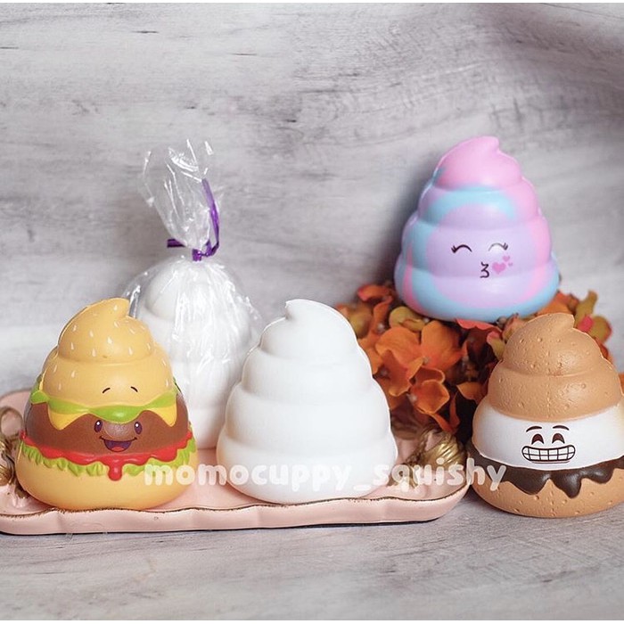 Squishy licensed poo deco by silly squishies ( squishy dekorasi)