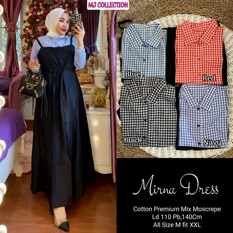 DINDA DRESS + MIRNA DRESS ori by MJ COLLECTION