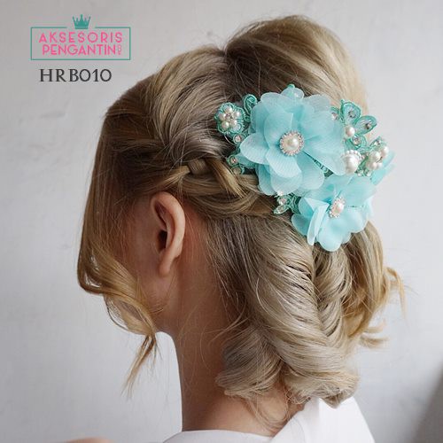 [READY STOCK] AKSESORIS WEDDING HEADPIECE PENGANTIN HAIRPIECE TOSCA HRB010