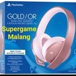 Gold Wireless Headset Ps 4 Ps4 Playstation