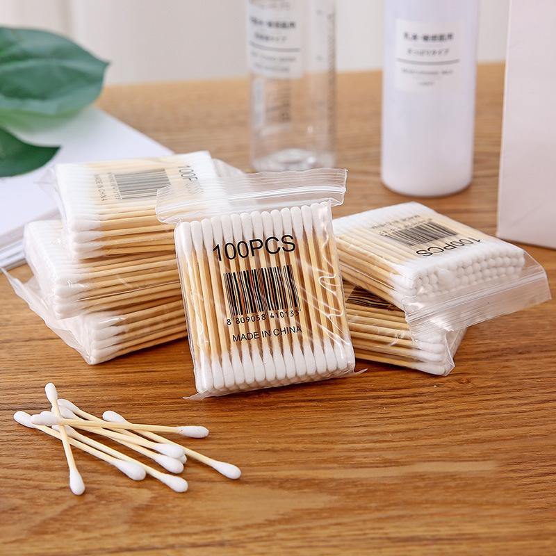 (BOW) Cotton Bud Kapas untuk Telinga 1 Pack isi 100pcs 0A0G38