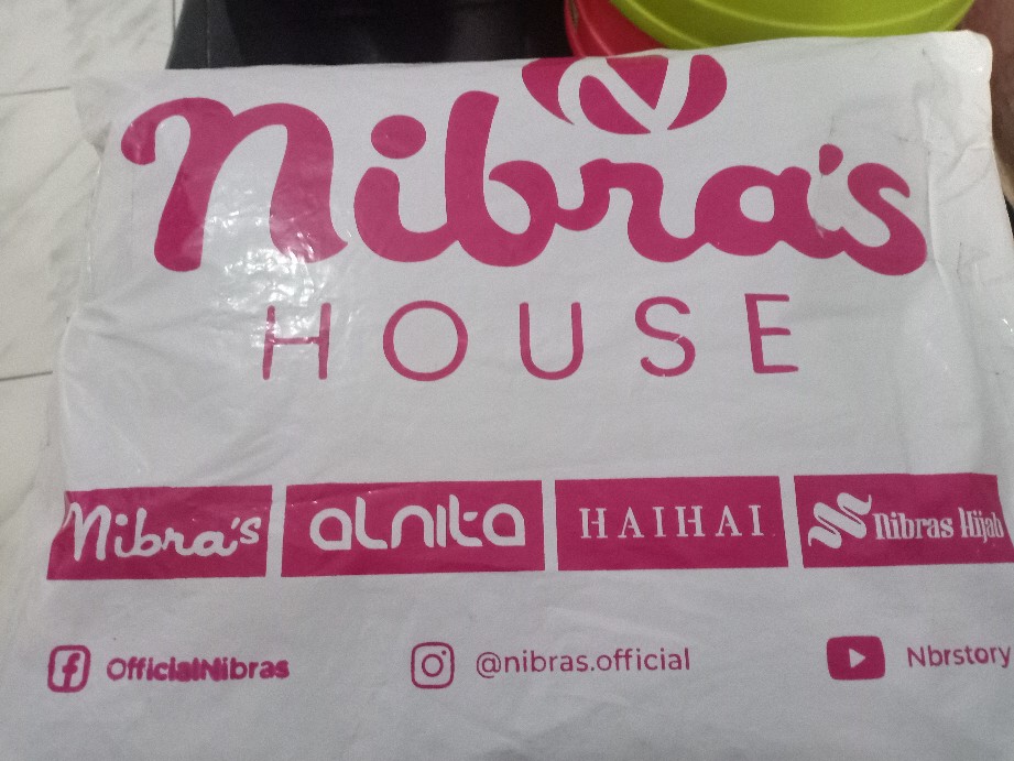 Gamis Nibras Syari Ns 59 Motif Batik Terbaru Busui Friendly