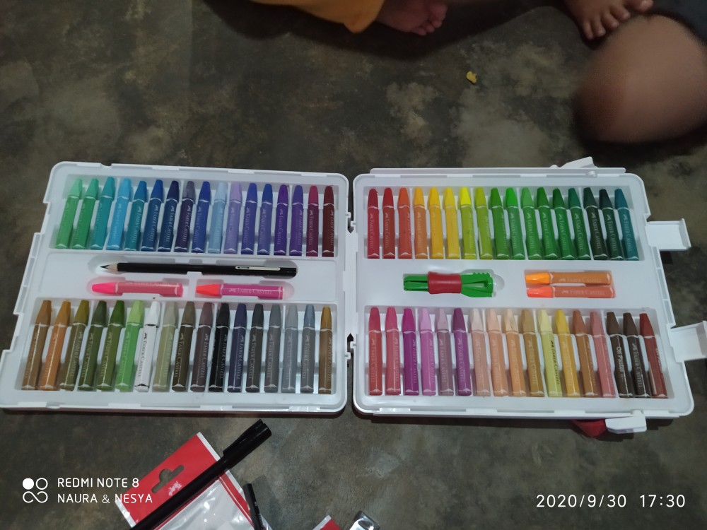 Penghapus Crayon Faber Castell / Penghapus Pensil Warna