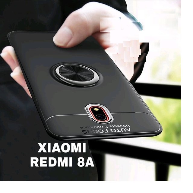 Soft Case Xiaomi Redmi 8A Autofocus Magnetic Ring Free Kabel Data USB