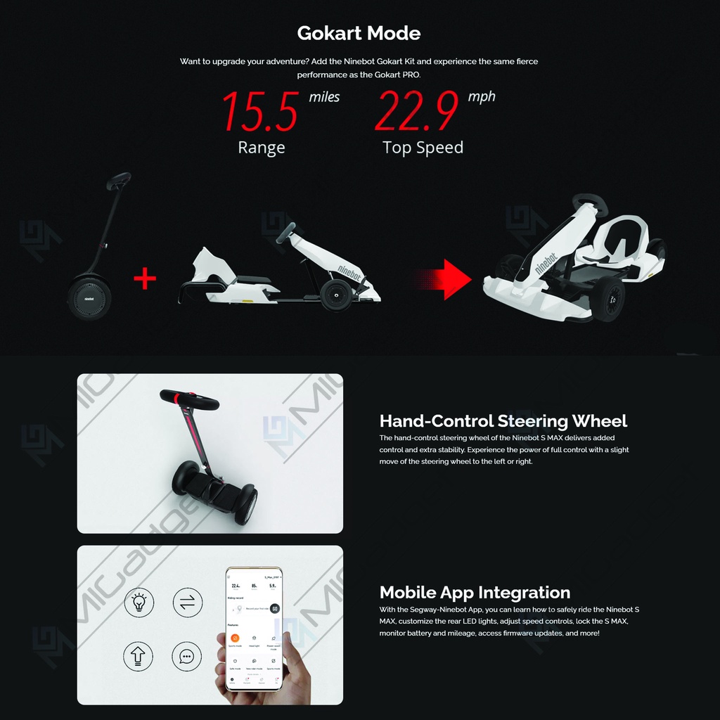 Segway Ninebot S Max Self Balancing Scooter