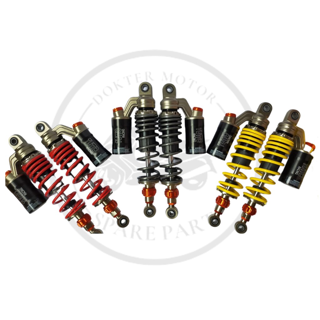 SHOCK TABUNG ATAS BELAKANG 280 320 340 DAN NMAX TUTTO SHOCK ABSOREBER TUTTO RACING DOUBLE CLICK