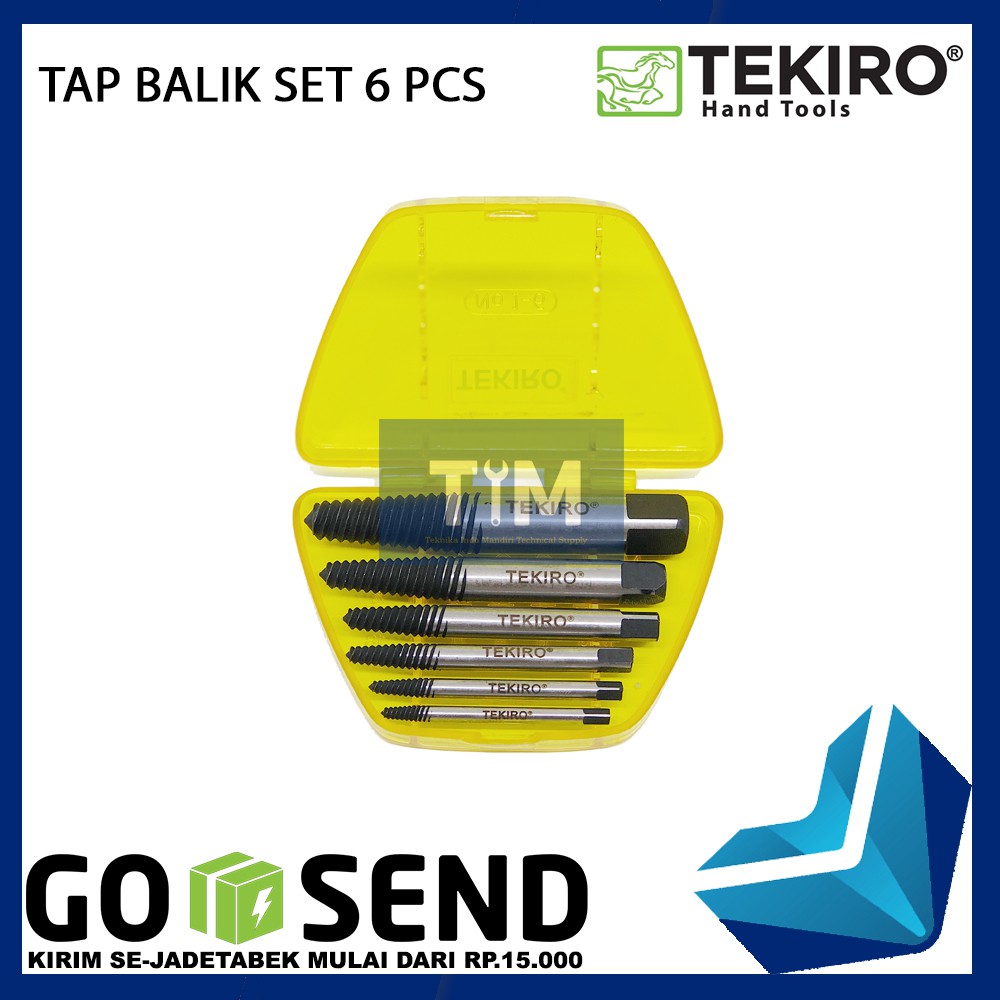 TEKIRO Tap Balik Set 6 PCS / Screwdriver Extractor Set 6 PCS