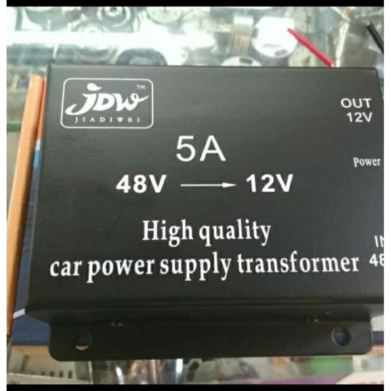 Step Down 5A Merek JDW input DC 48V output DC 12V Converter Transformer