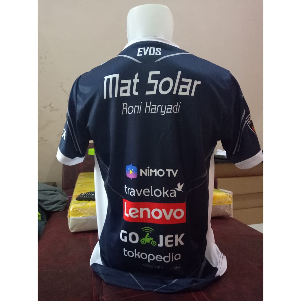 Jersey Kaos Baju Gaming Evos 2018 Mobile Legends AOV Dota 2 New