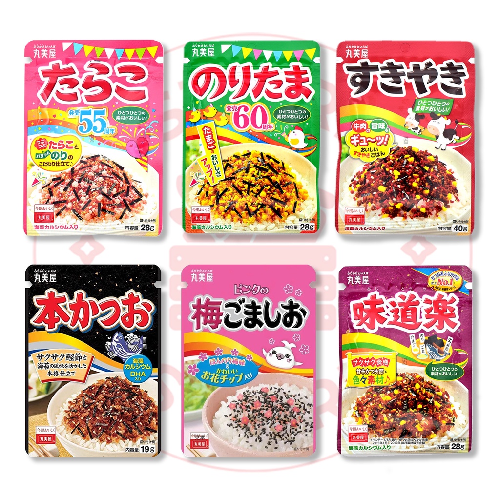 MARUMIYA - SEMUA VARIAN RICE TOPPING/ ABON TABUR (NORITAMA/ AJIDOURAKA/ GOMASHIO/ SUKIYAKI/ TARAKO/ KATSUA)