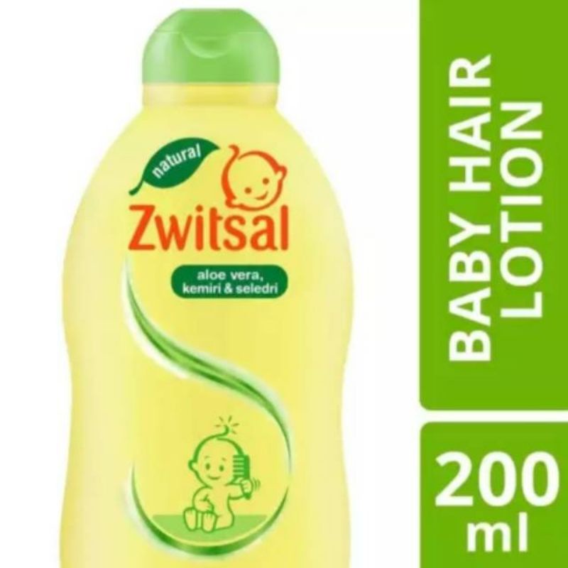 ZWITSAL BABY NATURAL HAIR LOTION BAYI ALOE VERA KEMIRI SELEDRI 200ML