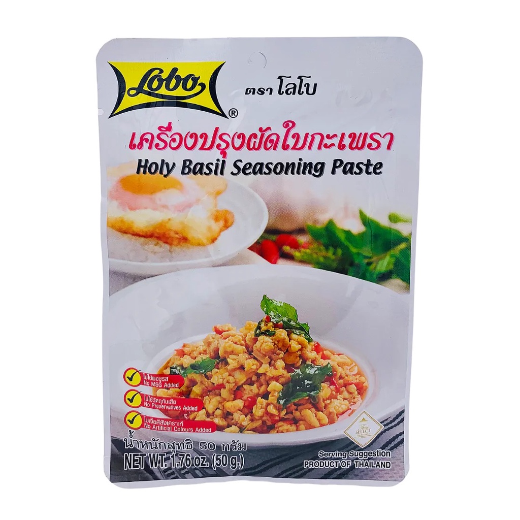 

Lobo Holy Basil Leaf Stir Fry Seasoning Paste 50 Gram