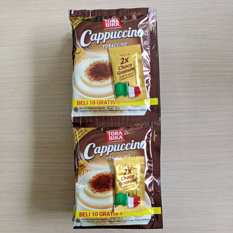 

Torabika Cappucino 1 renceng 10 sachet